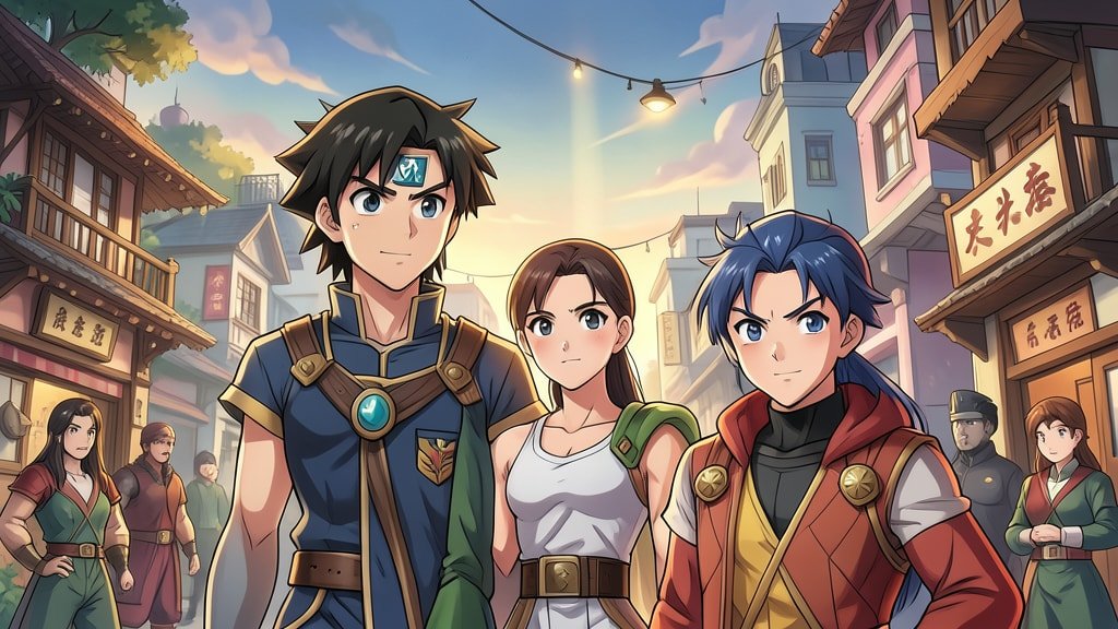 நட்சத்திரங்களின் குடும்பம் original anime key art