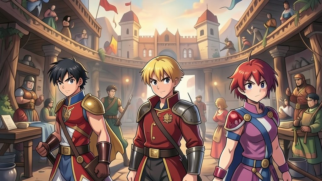 வியூகம்: நட்சத்திரங்களின் பாதை original anime key art